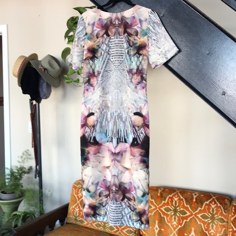 ASOS open back pattern dress